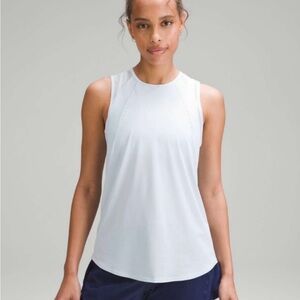 lululemon Women’s Workout Sculpt Tank Top, Powder Blue, Size 10/12